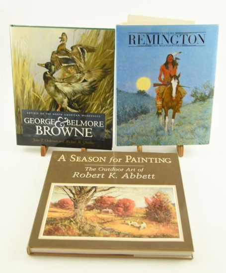 Lot # 4266 - Lot of (3) Wildlife art related hardcover books to include “A Season for Painting: