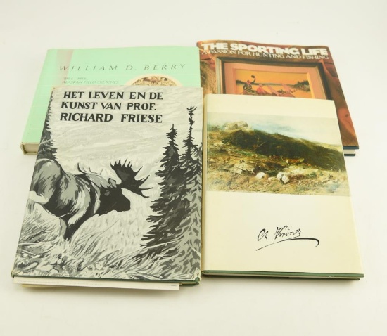 Lot # 4273 - Lot of (4) Wildlife related hard cover books to include “Christian Kroner”, “Het