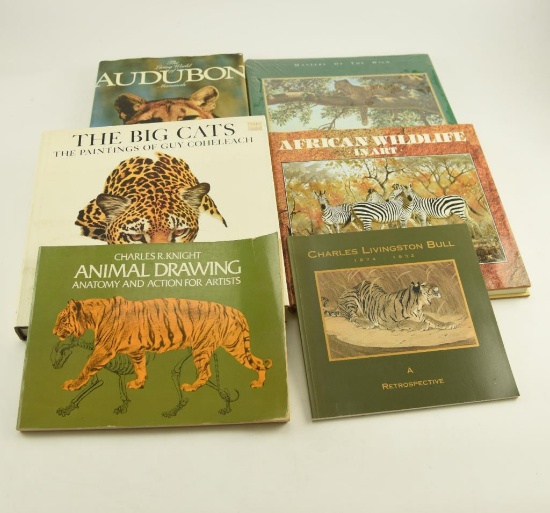 Lot # 4275 - Lot of (4) Wildlife related hard cover books to include “Animal Drawing Anatomy &