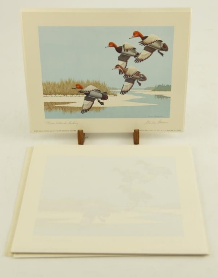 Lot # 4291 - (8) Limited edition 1978-1979 Maryland Duck Stamp prints titled “Redheads Landing”