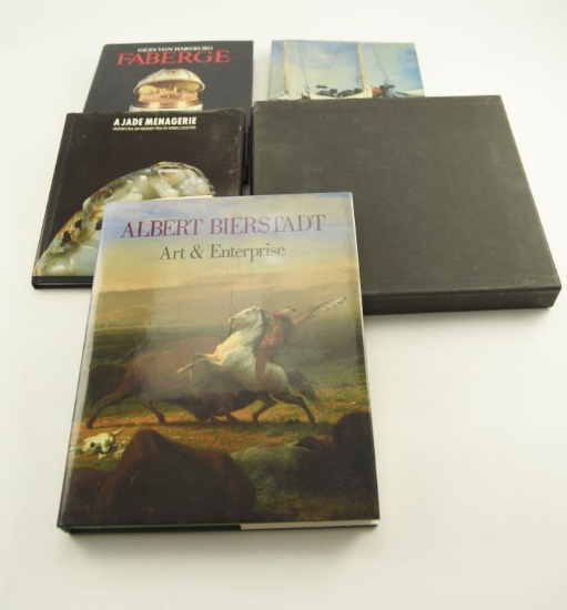 Lot # 4304 - Lot of (5) art related hardcover books to include “Albert Bierstadt: Art Enterprise"