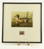 Lot # 4064 - Limited edition 2001-2002 Federal duck stamp print by Robert Hautzman of Northern