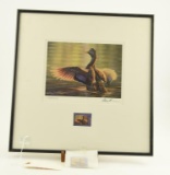 Lot # 4101 - 2000-2001 Millennium Federal Duck Stamp Print by Adam Grimm. Pencil signed &