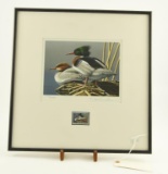 Lot # 4102 - 1994-1995 Federal Migratory Bird Hunting & Conservation Stamp print by Neal R.