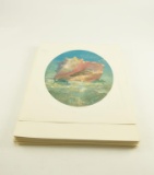 Lot # 4149 - Approximately (73) prints of conch shell by Stanley Meltzoff. Signed by artist in