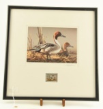 Lot # 4162 - Limited edition 2008-2009 Federal Migratory Bird Hunting Conservation Stamp print
