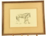 Lot # 4204 - Limited edition “Secretariat” by Gordon Power. Signed and numbered in pencil.