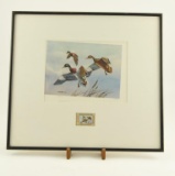 Lot # 4213 - Limited edition  1979 Tennessee Migratory Waterfowl Stamp print by Dick Elliot.