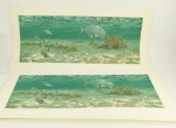 Lot # 4220 - Approximately (35) “Below on the Flats” prints by Stanley Meltzoff. Published in