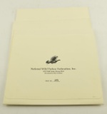 Lot # 4245 - (6) Limited edition 1979 Stamp prints by National Wild Turkey Federation Inc. Wild