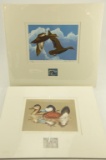 Lot # 4248 - (2) Limited edition duck stamp prints to include Conservation edition 1981-1982