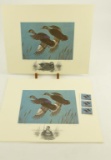 Lot # 4252 - (4) Limited edition artist’s proof 1980-1981 Delaware Migratory Waterfowl Stamp