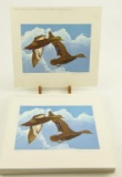 Lot # 4254 - (72) Limited edition 1977 Long Island Wetlands & Waterfowl League Stamp prints by