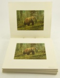 Lot # 4256 - Approximately (100) 1985 Brown Bear Conservation limited edition prints by Michael