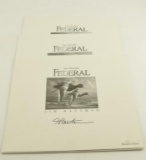 Lot # 4263 - (3) Limited edition 1999-2000 Federal Duck Stamp prints by Him Hautman to include