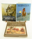 Lot # 4266 - Lot of (3) Wildlife art related hardcover books to include “A Season for Painting: