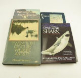 Lot # 4279 - Lot of (4) hardcover wildlife related books to include “Great White Shark” by