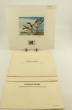 Lot # 4285 - Lot of (4) limited edition wildlife design prints to include 1978 Michigan Duck