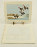 Lot # 4291 - (8) Limited edition 1978-1979 Maryland Duck Stamp prints titled “Redheads Landing”
