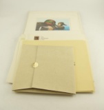 Lot # 4292 - Large lot of wildfowl stamp & wildlife related prints to include 1978 Montana