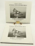 Lot # 4302 - (2) Limited edition 2005-2006 Federal Duck Stamp prints by Mark S. Anderson to