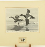Lot # 4322 - Limited edition 1st edition 1969 -1970 Federal Duck Stamp print by Maynard Reese.