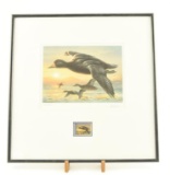 Lot # 4344 - Limited edition 2002-2003 Federal Duck Stamp print by Joe Hautman. Signed and