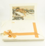 Lot # 4348 - Approximately (100) “Silent as the Snow” prints by Bob Kuhn. From a limited edition