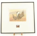 Lot # 4352 - Limited edition 1977-1978 Department of Interior Duck Stamp print by Martin R. Muir.