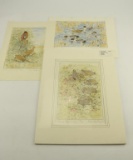 Lot # 4403 - (3) Limited edition etchings by Peter Parrington of ducks and birds to include