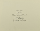 Lot # 4426 - Limited edition 1981-1982 Florida Duck Stamp print titled “Widgeon” by Clark