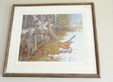 Lot # 4443 - Limited edition “Springs Early Arrivals“ print by Owen J. Gromme. Signed and
