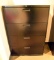 Lot #1262 - Hon Commercial four drawer vertical file cabinet in black matte finish (53” x 36” x 19”)