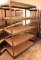 Lot #1482 - (3) five tier metal constructed storage shelving units (73” x 48” x 25”)