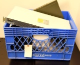 Lot #1289 - Crate full of networking supplies to include: Asante GX5-2400W, SMC EZ switch,