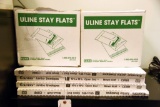 Lot #1295 - 1 ½ cases of Uline 7” x 9” white self stick stay flat envelopes and (4) boxes of