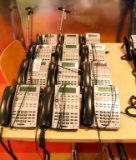 Lot #1316 - (12) NEC model 22B HF Aspirephone-BK interoffice telephones