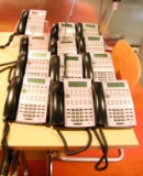 Lot #1318 - (12) NEC model 22B HF Aspirephone-BK interoffice telephones