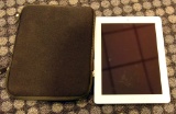 Lot #1349 - Apple I-pad model A1397 64GB I-pad in white finish with Incase soft padded carry casa