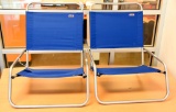 Lot #1386 - (2) Copa Beach Sport Surf folding beach chairs