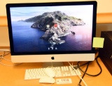 Lot #1418 - Apple model A1419 All-In-One I-Mac 27” screen intel core I5 with keyboard and mouse