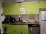 Lot #1493 - Kitchen Cabinet and Countertop unit (132” top cabinets) and 34 countertop base with