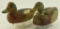 (2) Factory Decoys in original paint Mallard Drake and Widgeon Drake