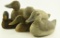 (5) Vintage Factory Decoys in various sizes and species (as is)