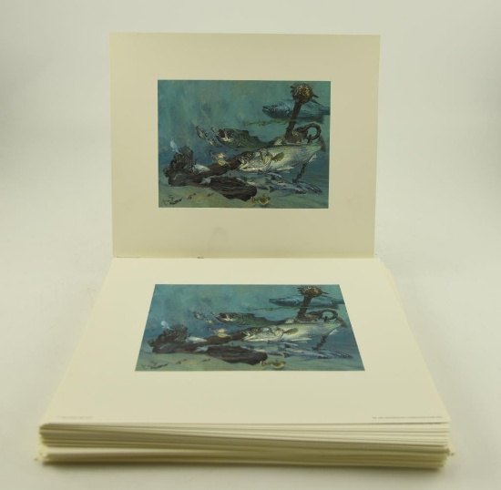 (~50) 1985 Chesapeake Bay Conservation Stamp prints 12” x 14”