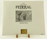 (4) 1990-91 Federal Duck Stamp print medallion editions by Jim Hautman (all in original folders