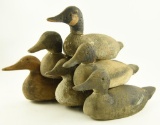 (6) Factory Decoys in various paints with gunning wear (as is)