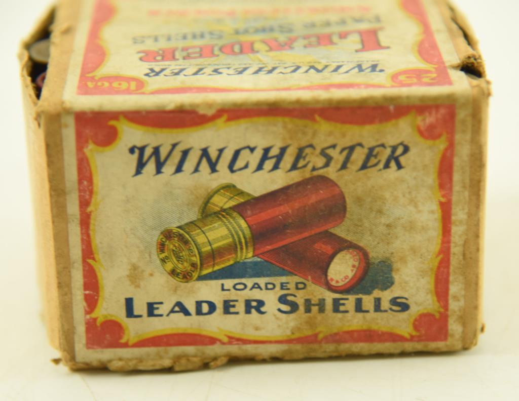 Vintage Box of Winchester 16 gauge Paper Shotgun