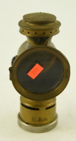 The Rose Mfg. Co. “The Neverout” insulated Kerosene Safety Lamp Philadelphia, PA (solder repair