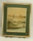 Lot #21 - “Long Shore” framed print of etching by Roland Clarke signed in pencil on lower right
